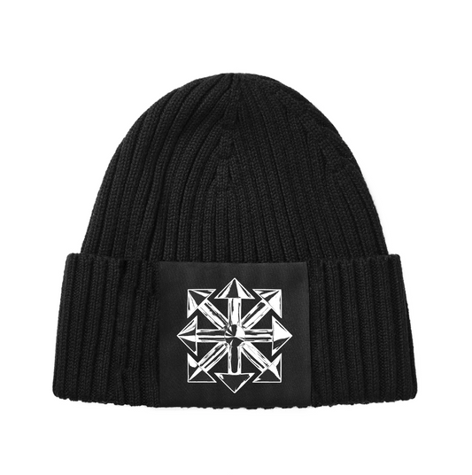 CHAOS METAL Patch Black Beanie