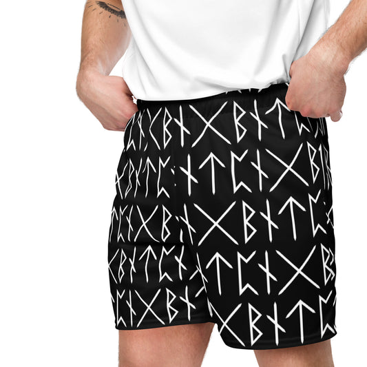 RUNIK dark mesh shorts