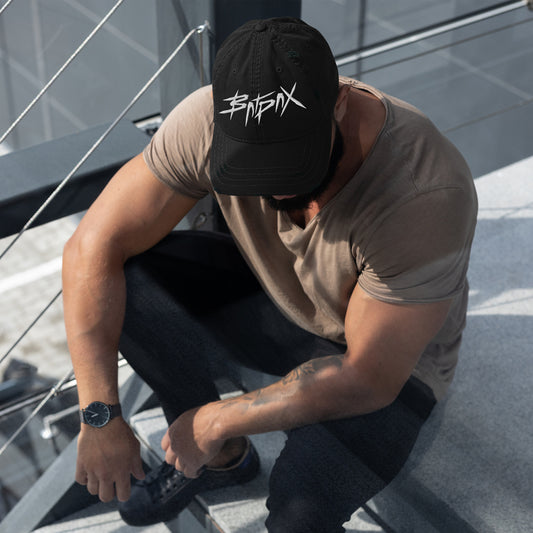 BNTPNX GRUNGR Distressed Black Cap